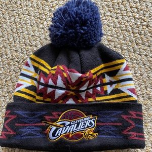 Cleveland Cavaliers Mitchell & Ness Pom Beanie